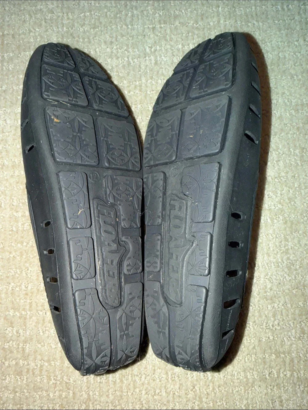 FLOAFERS Men's Casual Perforated Slip-On Loafers in Dark Gray